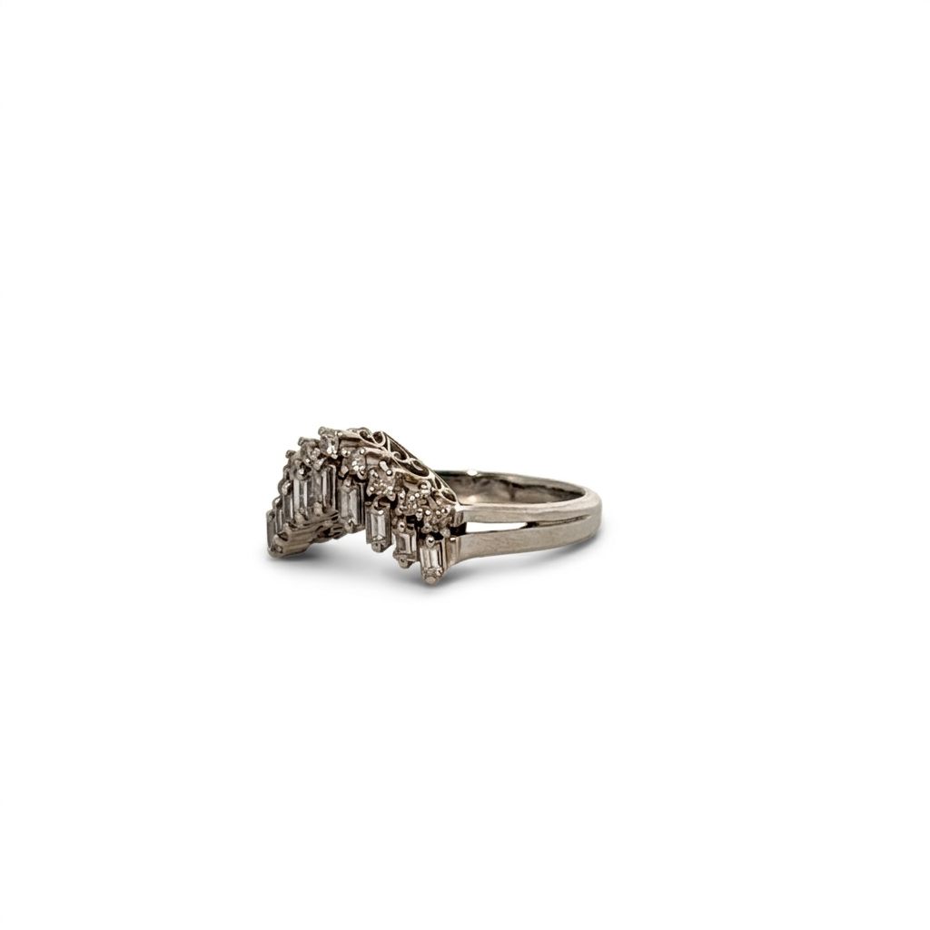 Natural Diamonds (0.51 CTW), Size 5.75, Platinum 900