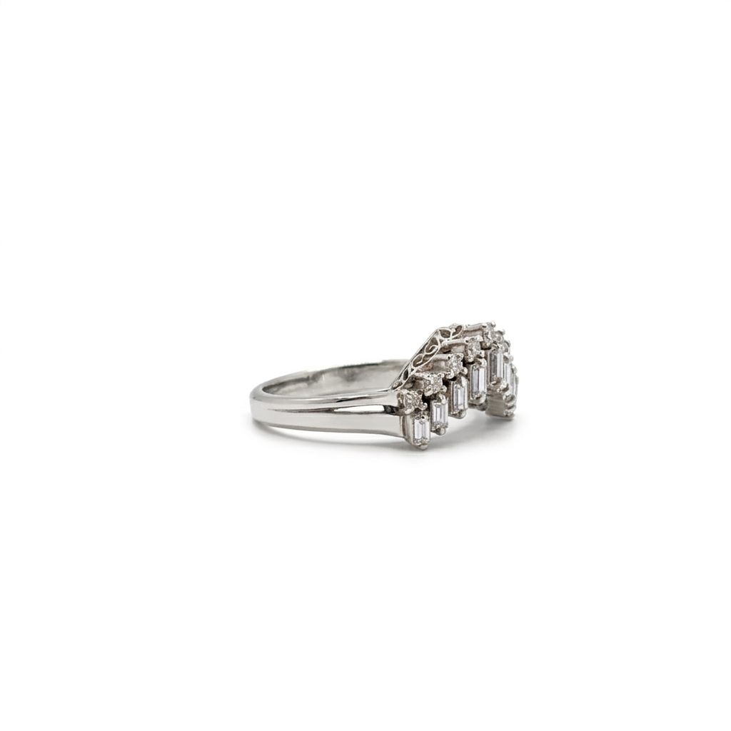 Natural Diamonds (0.51 CTW), Size 5.75, Platinum 900