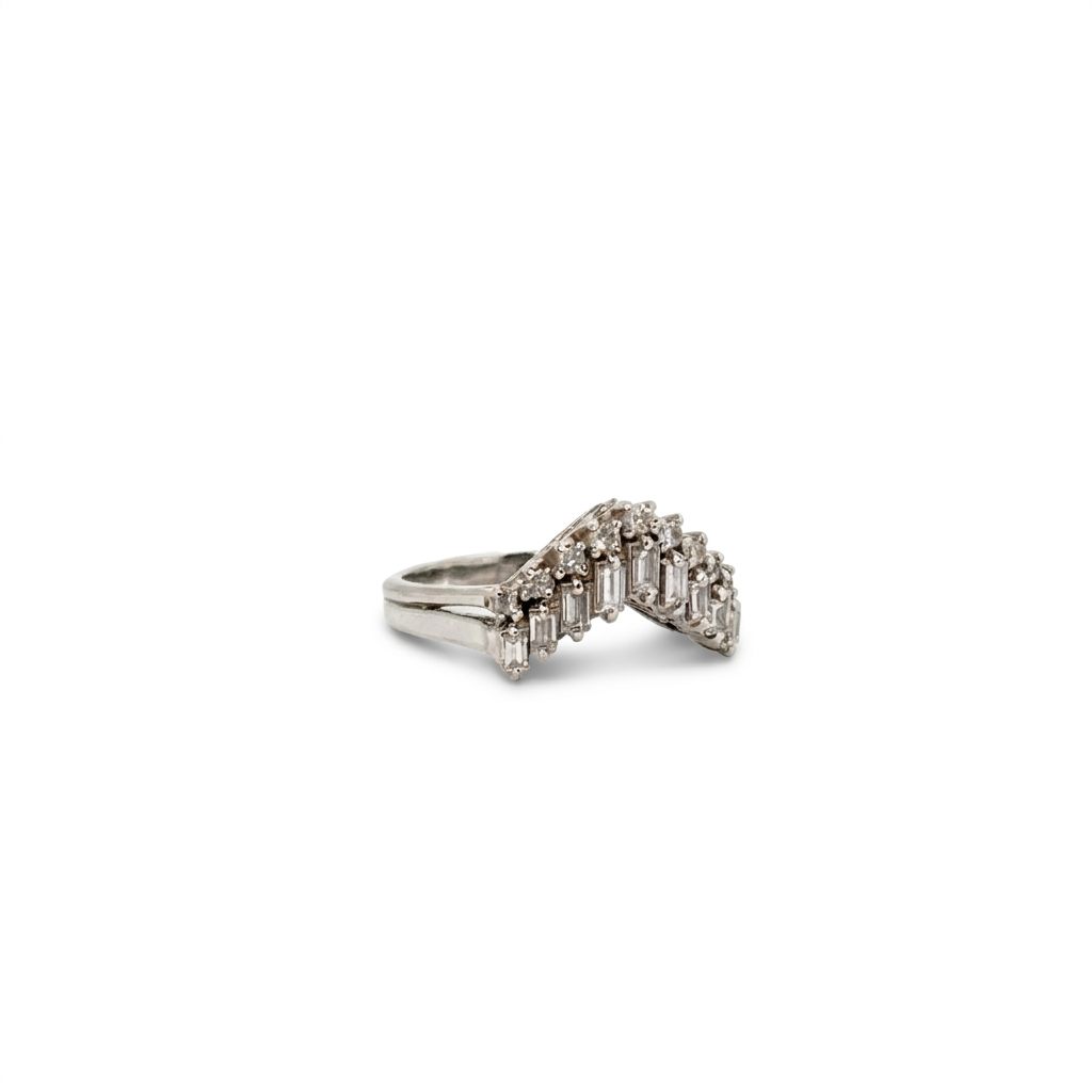 Natural Diamonds (0.51 CTW), Size 5.75, Platinum 900