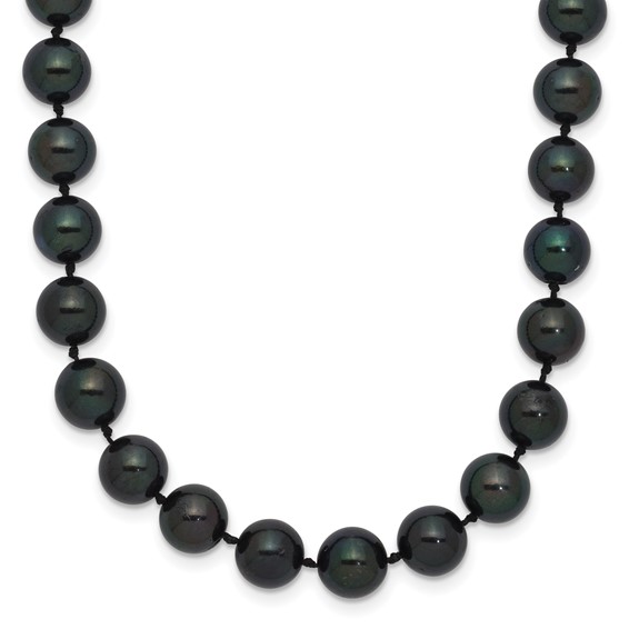 Black Saltwater Akoya Pearl(7-8mm)16"