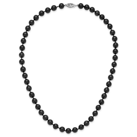 Black Saltwater Akoya Pearl(7-8mm)16"