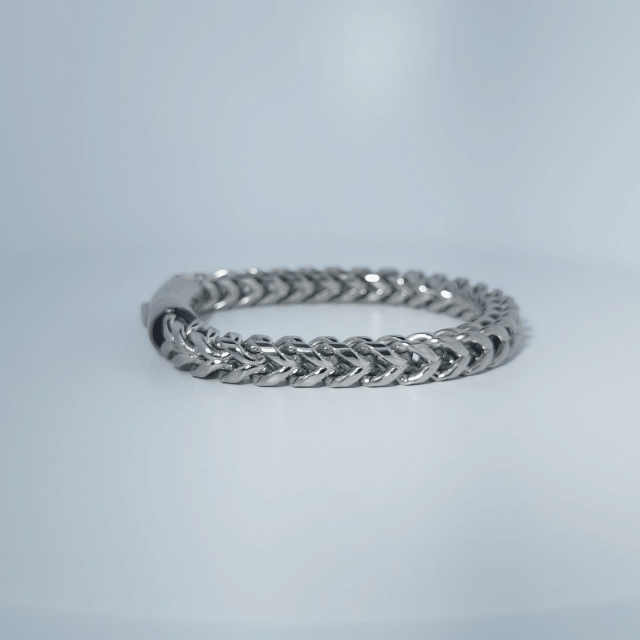 Stainless Steel Unisex Bracelet, 34.9g, chain link design.