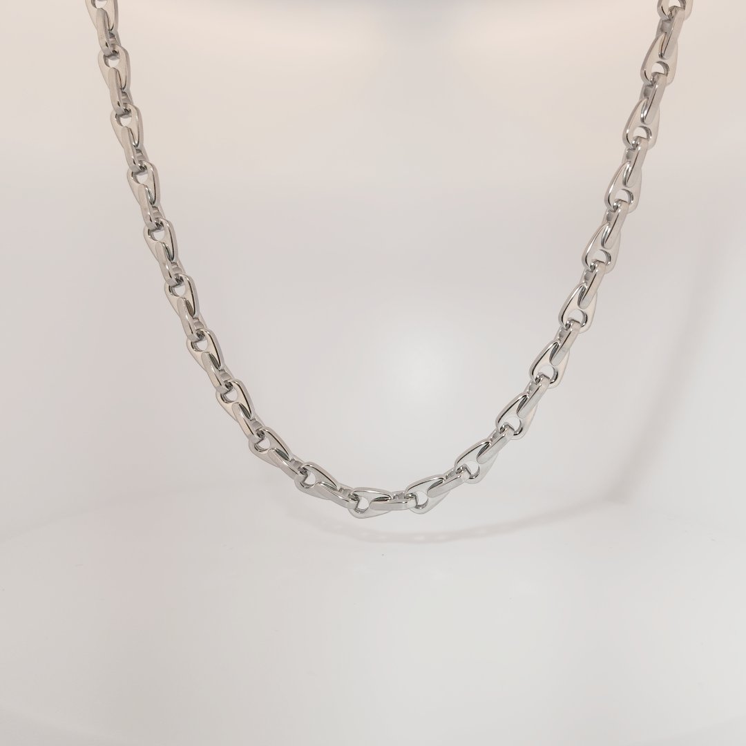 Stainless Steel Unisex Necklace Chain, 35g.