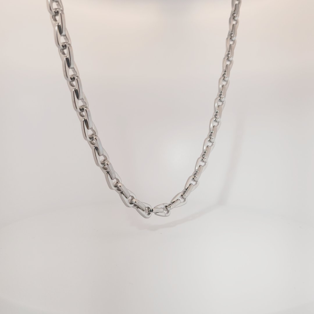 Stainless Steel Unisex Necklace Chain, 35g.
