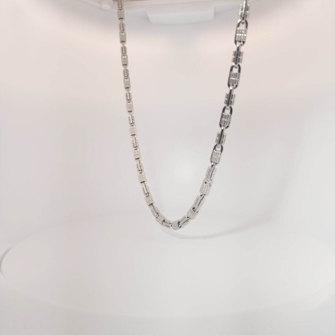 Stainless Steel Chain Necklace, Unisex.