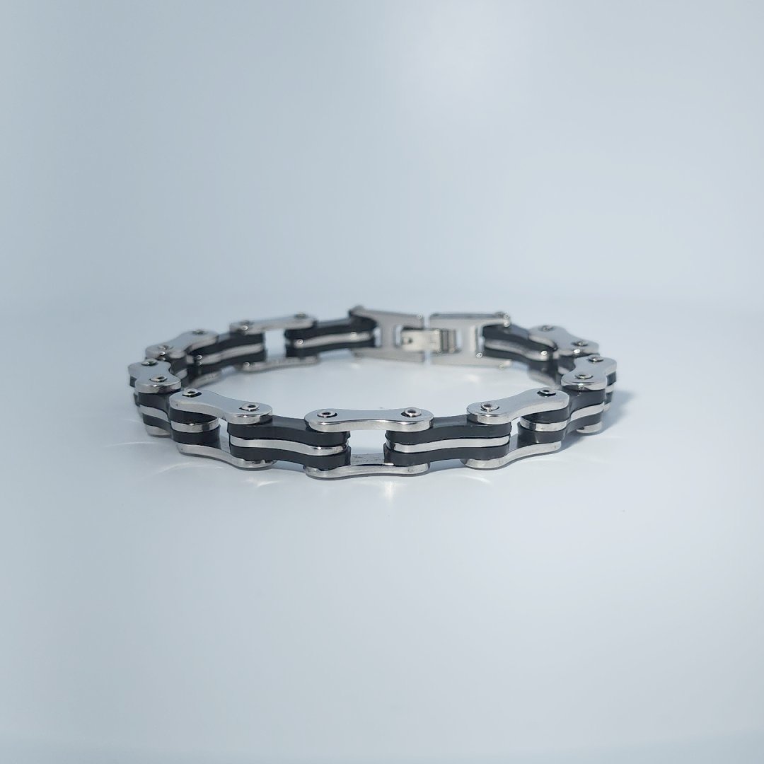 Men's Bracelet, link design, made of Stainless Steel.