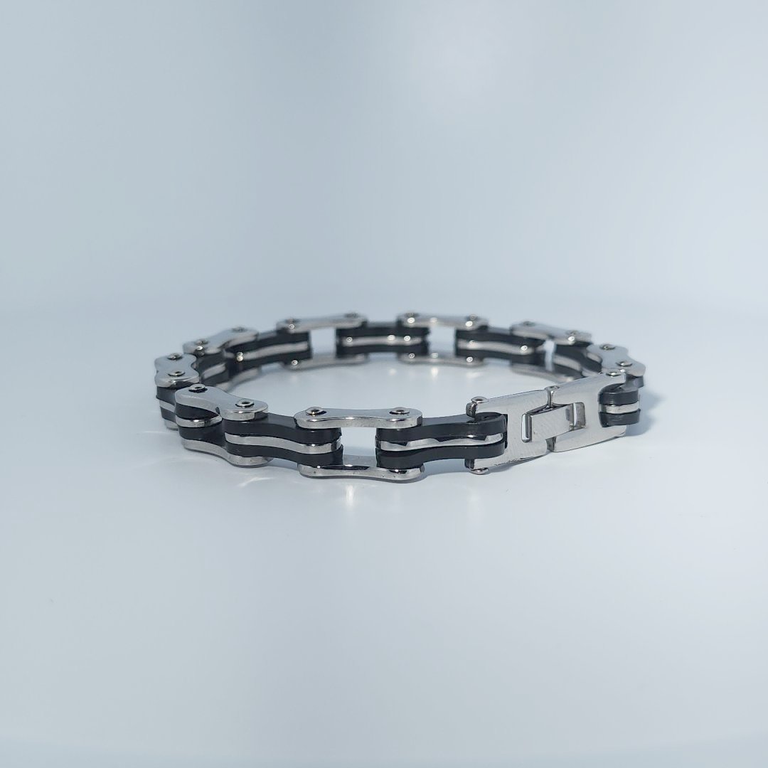 Men's Bracelet, link design, made of Stainless Steel.