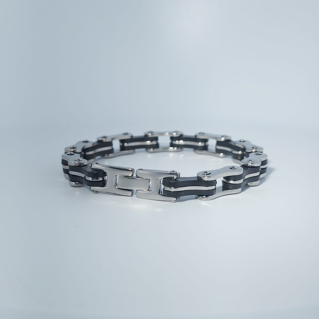 Men's Bracelet, link design, made of Stainless Steel.