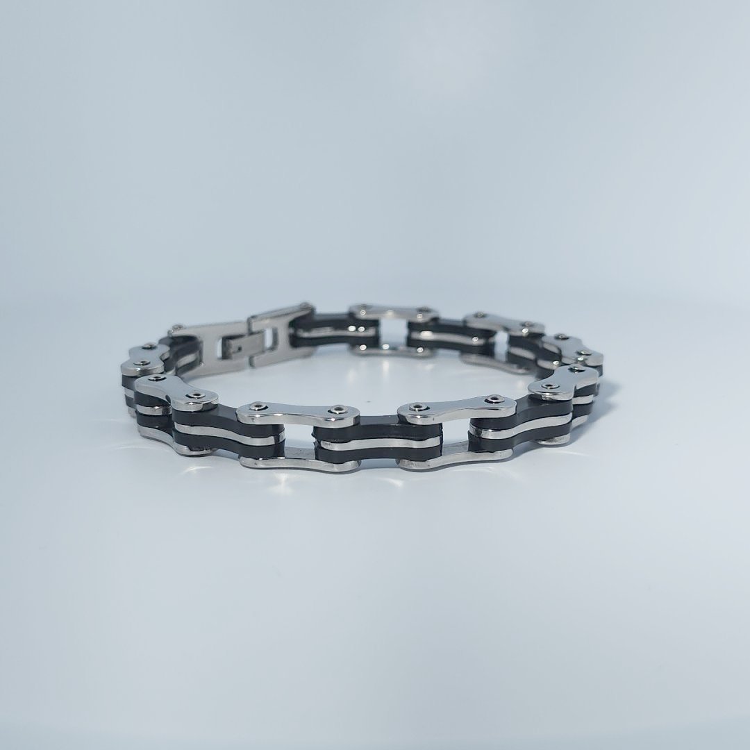 Men's Bracelet, link design, made of Stainless Steel.