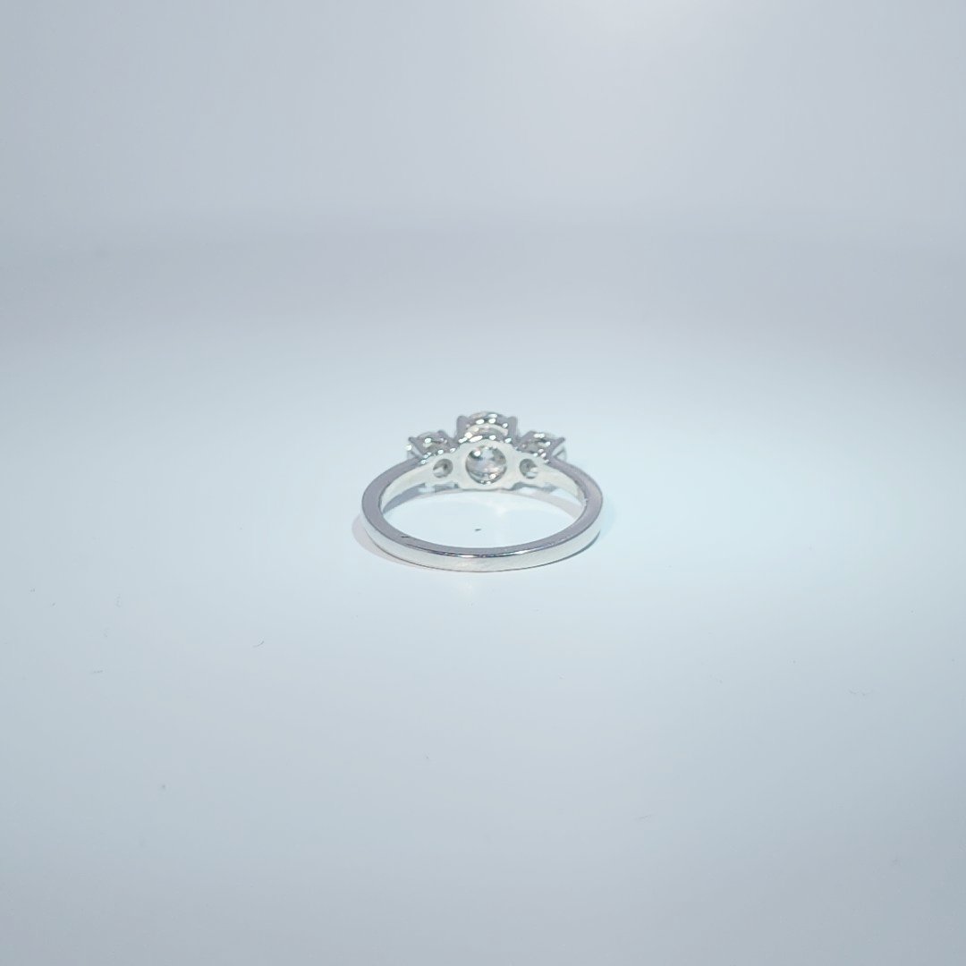 14KW 3 STONE RING 1.59CTTW # NC