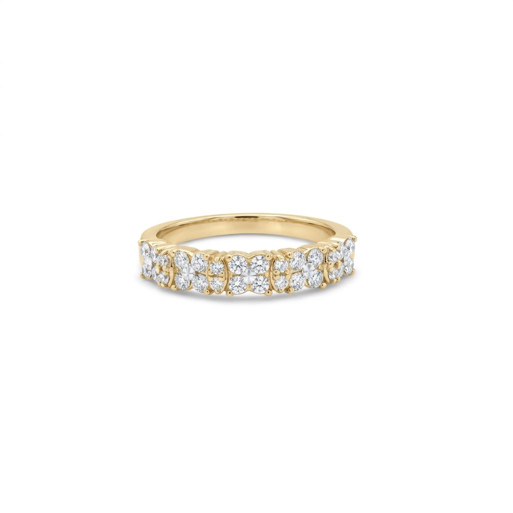 Natural Diamonds (0.50 CTW), Size 7, 10K Yellow Gold