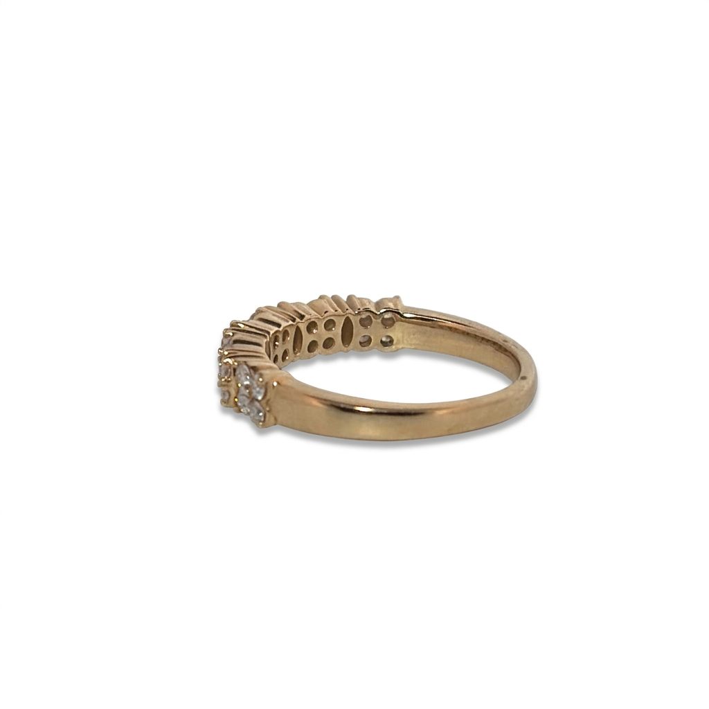 Natural Diamonds (0.50 CTW), Size 7, 10K Yellow Gold