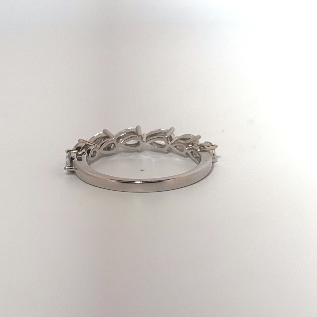 1 CT Lab Grown Diamond Band,  14K White Gold