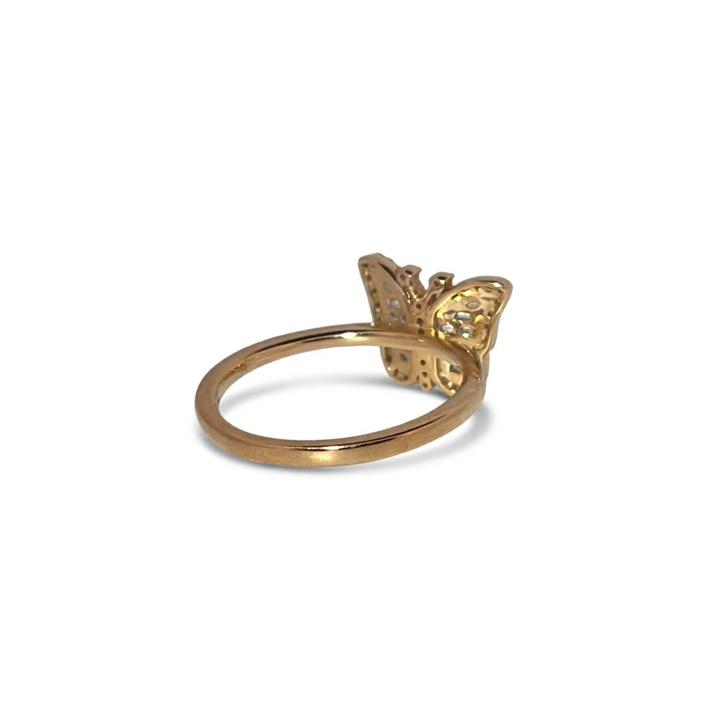 Fashion Butterfly Ring, Natural Diamonds(1/5 CTW)