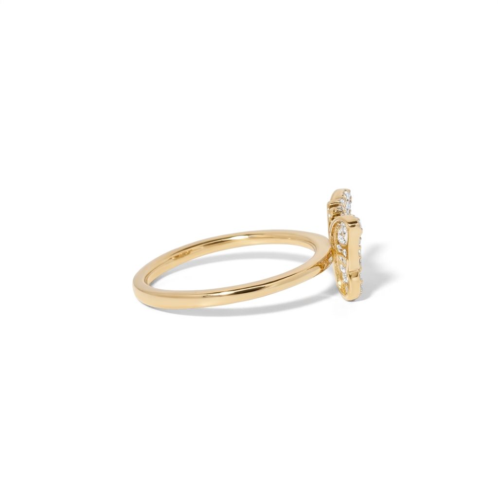Fashion Butterfly Ring, Natural Diamonds(1/5 CTW)