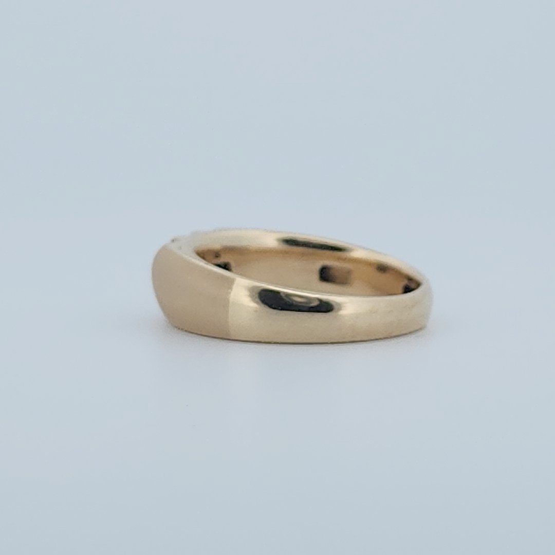 Gents Ring, Natural Diamonds (1/3CTW)G/VS2, 14K Yellow Gold